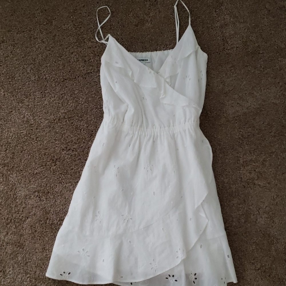 White Express Summer Spring Casual Dress